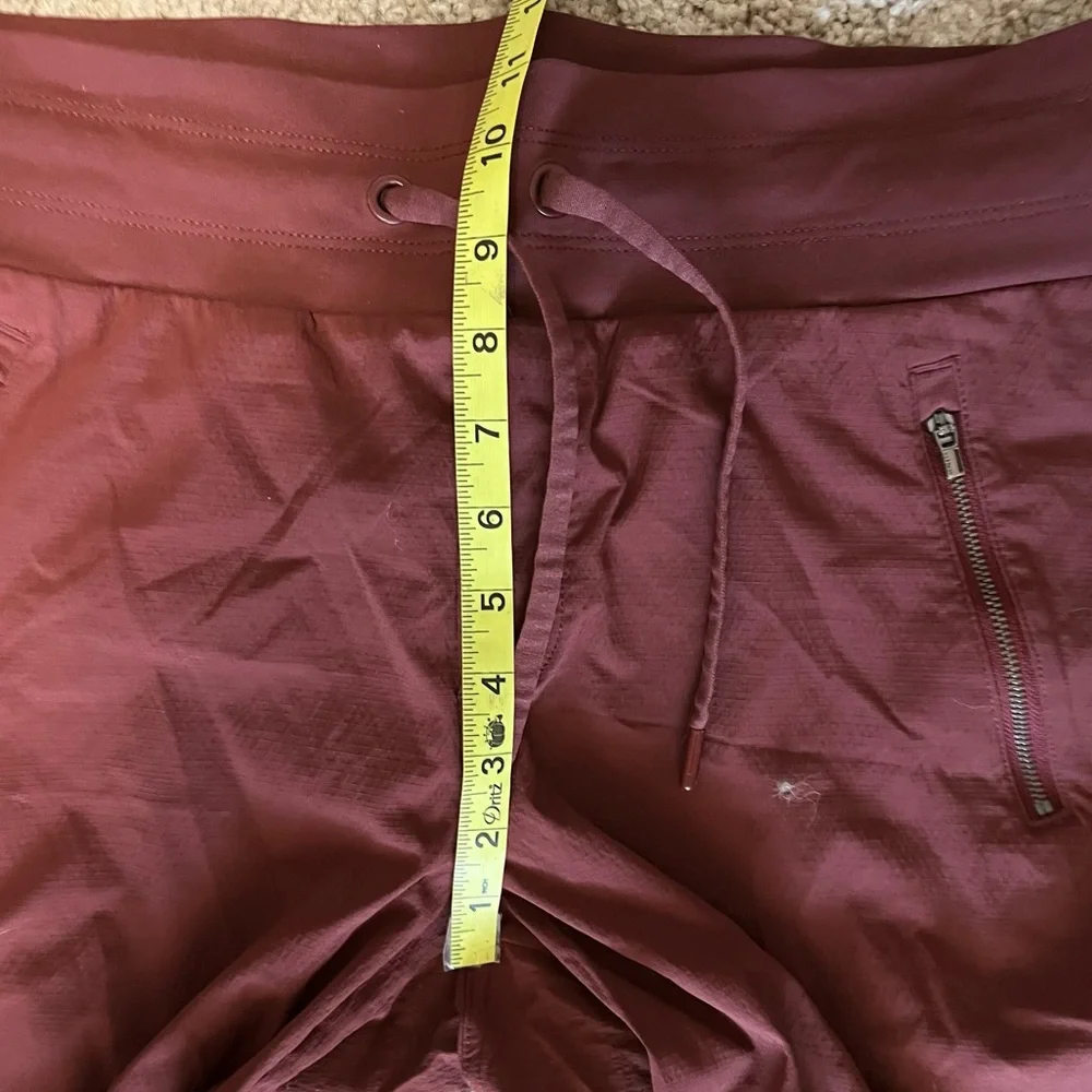 Athleta Trekkie North Jogger Size 10 Red Orange color Hiking Outdoor Pants - Picture 7 of 9